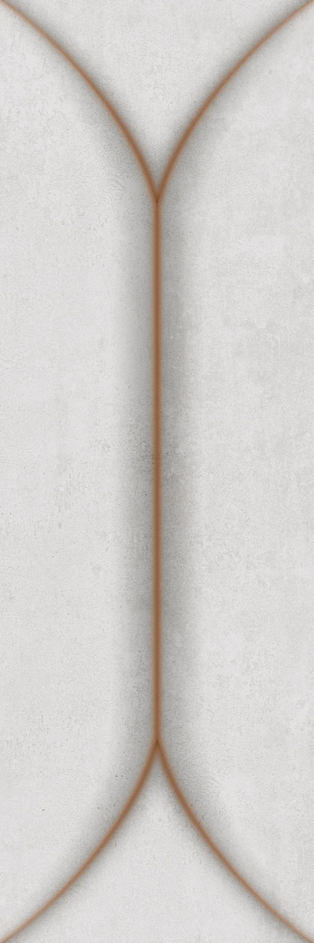 Close-up of Negassi Ice geometric patterned tile in light neutral tone