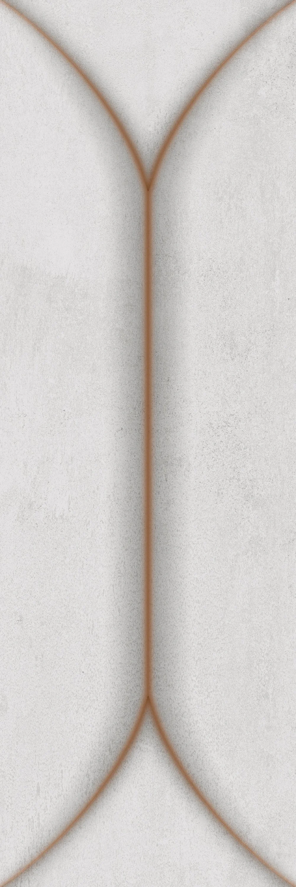 Close-up of Negassi Ice geometric patterned tile in light neutral tone