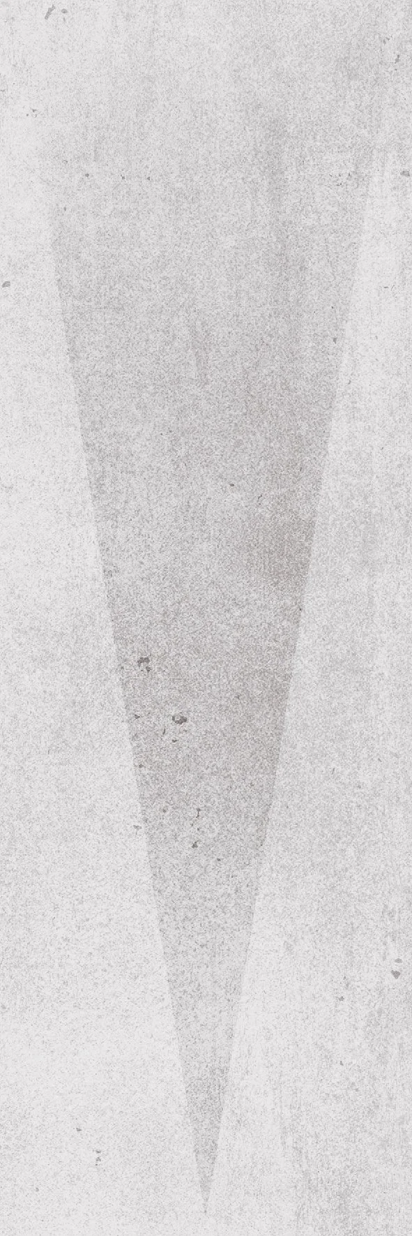 Pyramid Pearl tile - elongated triangle shape in grey mottled colours - 25 different faces