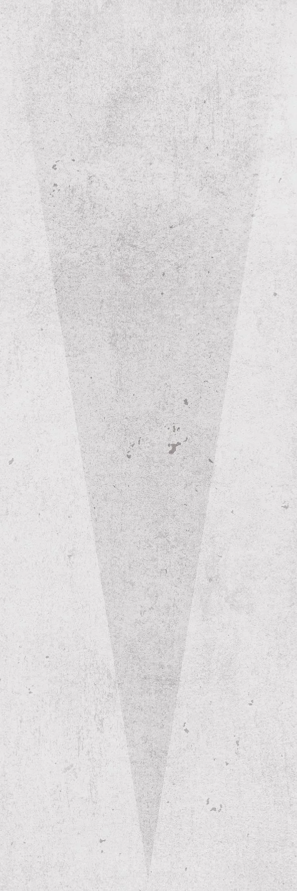 Pyramid Pearl tile - elongated triangle shape in grey mottled colours - 25 different faces