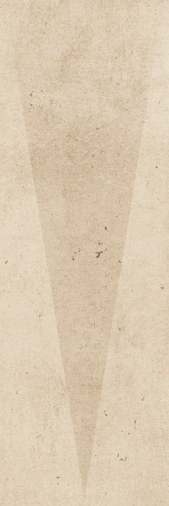 Pyramid Sand tile - elongated triangle shape in grey mottled colours - 25 different faces