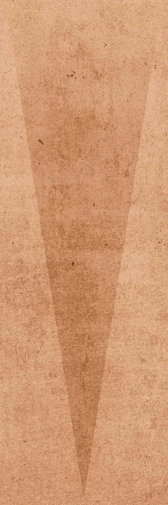 Pyramid Terra tile - elongated triangle shape in grey mottled colours - 25 different faces