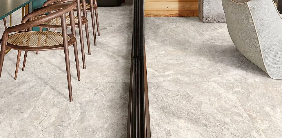 Travertino Bianco Porcelain Tile Indoor and Paver Outdoor