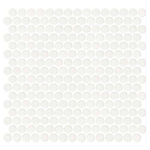 Penny Round White Gloss 19mm