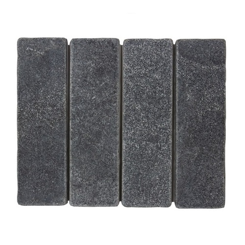 Apollo Charcoal Tumbled Limestone 60x200mm
