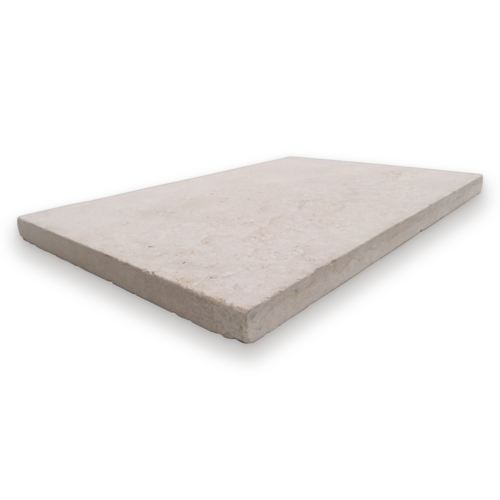 Cream Sand Tumbled Limestone Paver 406x610x30mm