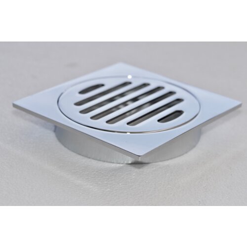 Chrome Plated Drain: 110x110x20mm