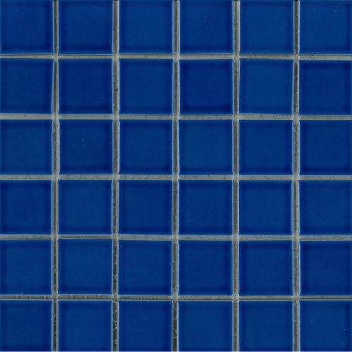 Porcelain Mosaic 47x47mm - Saphire Gloss