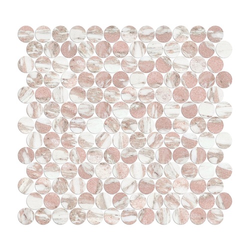 Norwegian Pink Honed Artemis Pennyround 23mm Ø