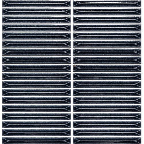 NS1742 Ukibori Black Gloss Stick Mosaic