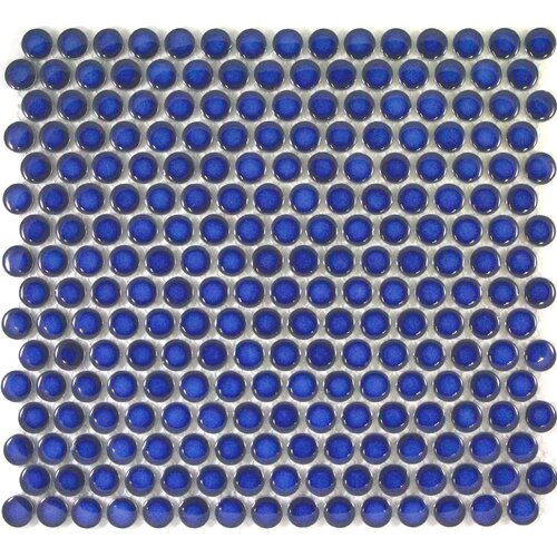 Penny Round Blue Gloss