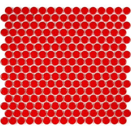 Penny Round Red Gloss