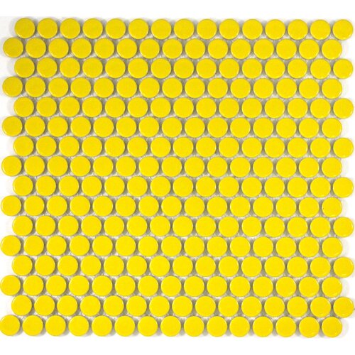 Penny Round Yellow Gloss