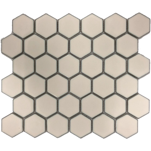 Hexagon Antique Off White Cream PD0083