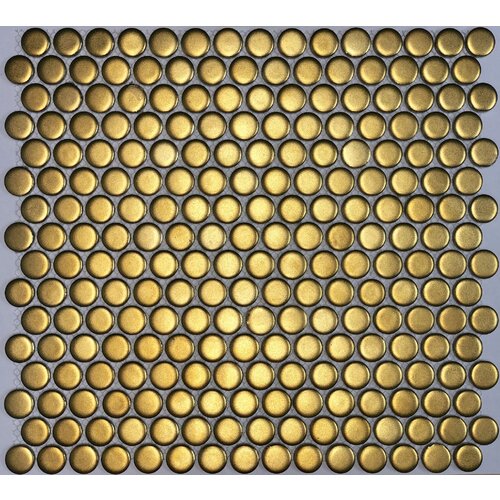 Penny Round Metalic Gold Sheen