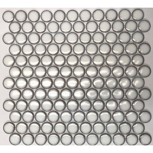 Penny Round LARGE Antique White