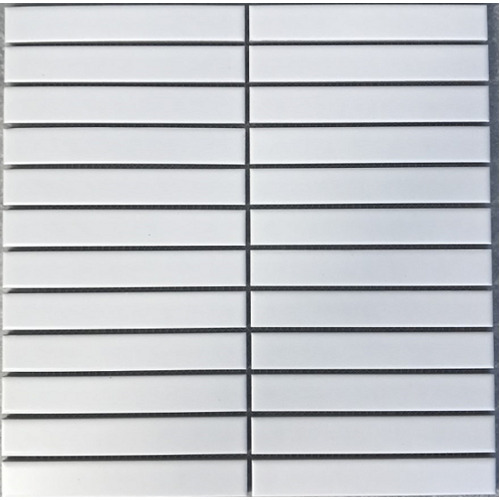 Kit-Kat Mosaics White Matt 22x145mm