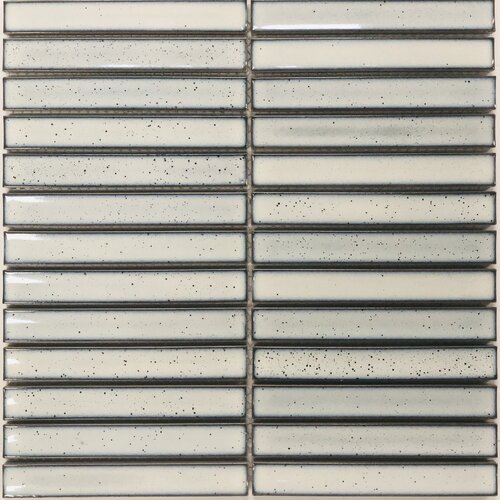 Porcelain Mosaics Antique White Speckled Gloss