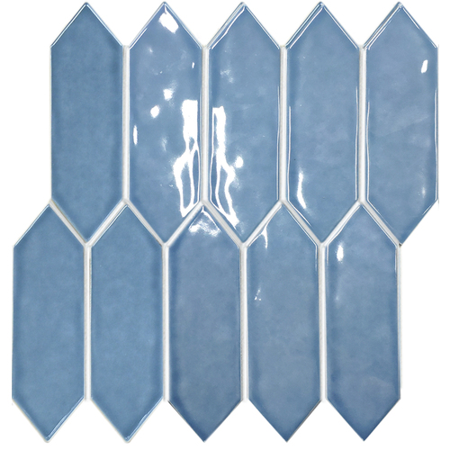 Arrow Shape Sheeted - Mid Blue Gloss