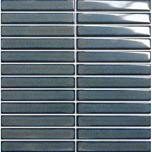 Kit-Kat Mosaics Mottled Grey Gloss Gloss 20x145mm