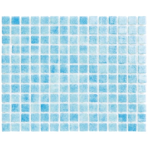 Fog Azul Celeste Light Blue glass mosaic