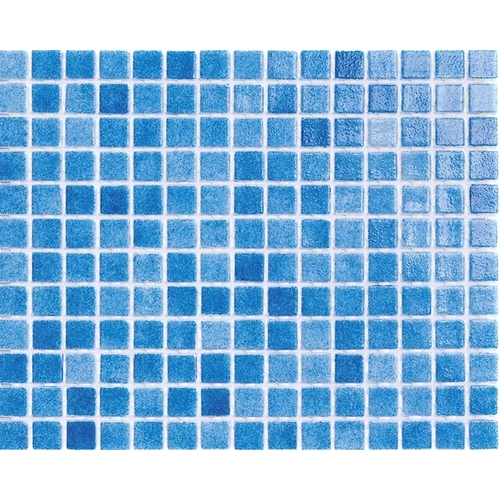 Fog Azul Claro Mid Blue glass mosaic