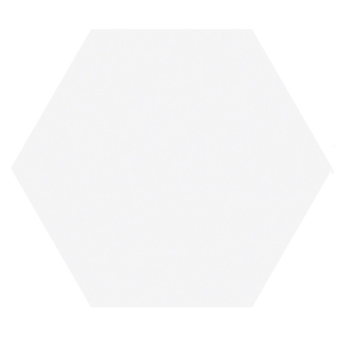White Hexagonal Matt 150x170mm