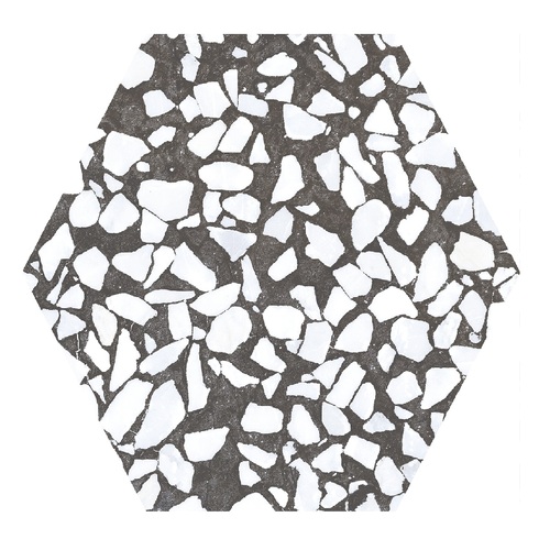 Black Hexagonal Matt